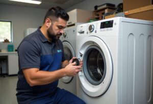 تعمیر و تعویض بلبرینگ ماشین لباسشویی ال جی