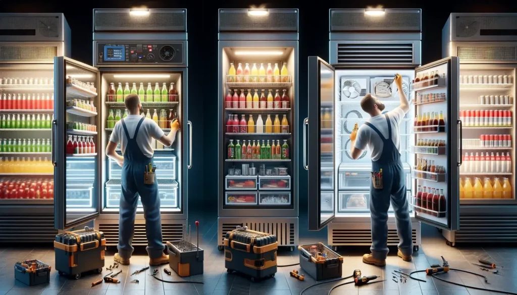 تعمیر یخچال ویترینی (سوپرمارکتی) در تهران